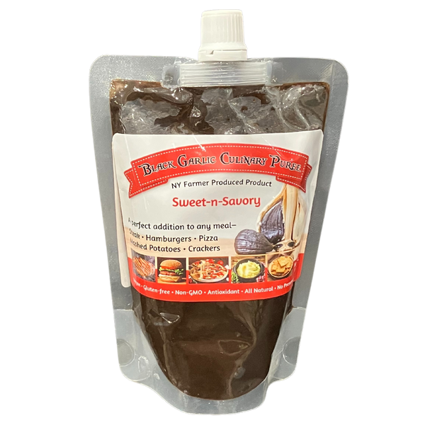 Black Garlic Puree | Resealable Squeeze Pouch